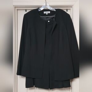 KASPER Women's Black Suit 20W